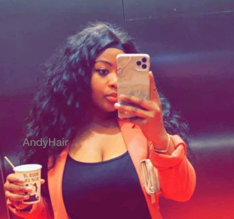 Natural Wave, Frontal Lace Wig, 200% Density