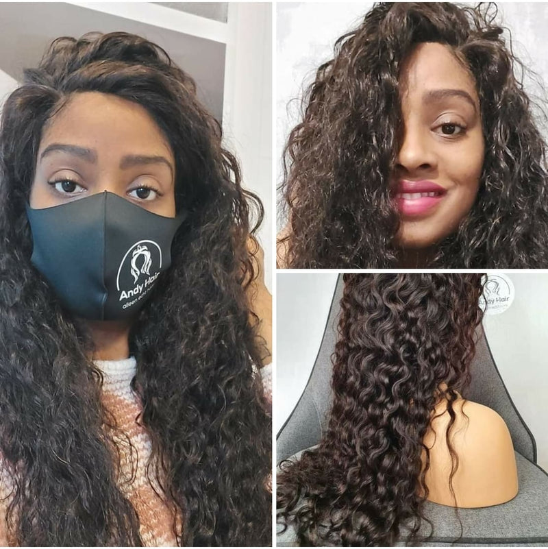 Natural Wave, Frontal Lace Wig, 200% Density