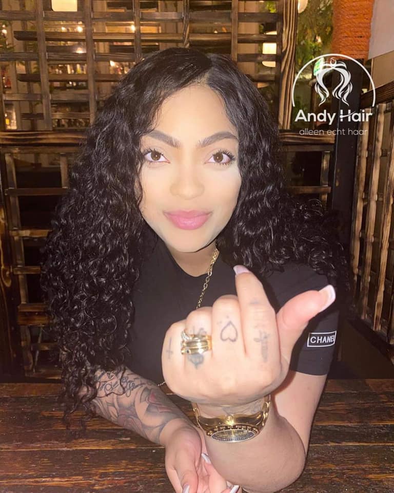 Jerry Curly, Frontal Lace Wig, 200% Density