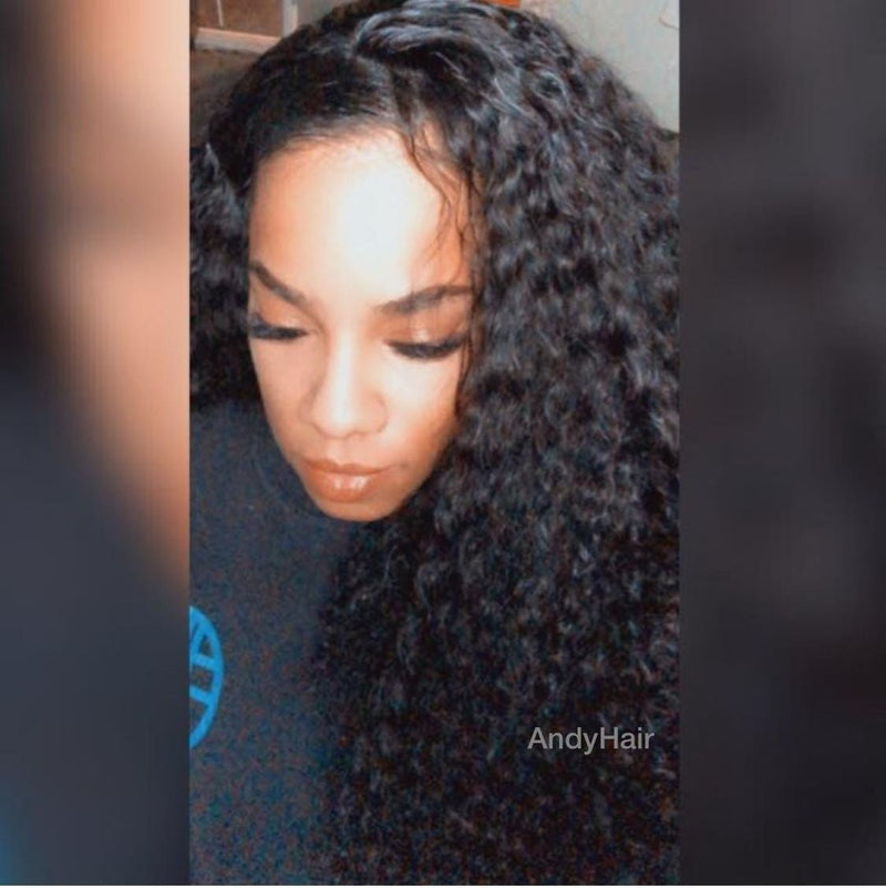 Natural Wave, Frontal Lace Wig, 200% Density