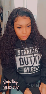 Jerry Curly, Frontal Lace Wig, 200% Density